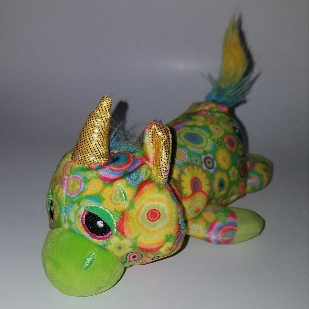 Blossomito Cutetitos Unicornitos Green Floral Paisley Unicorn Plush Stuffed Toy